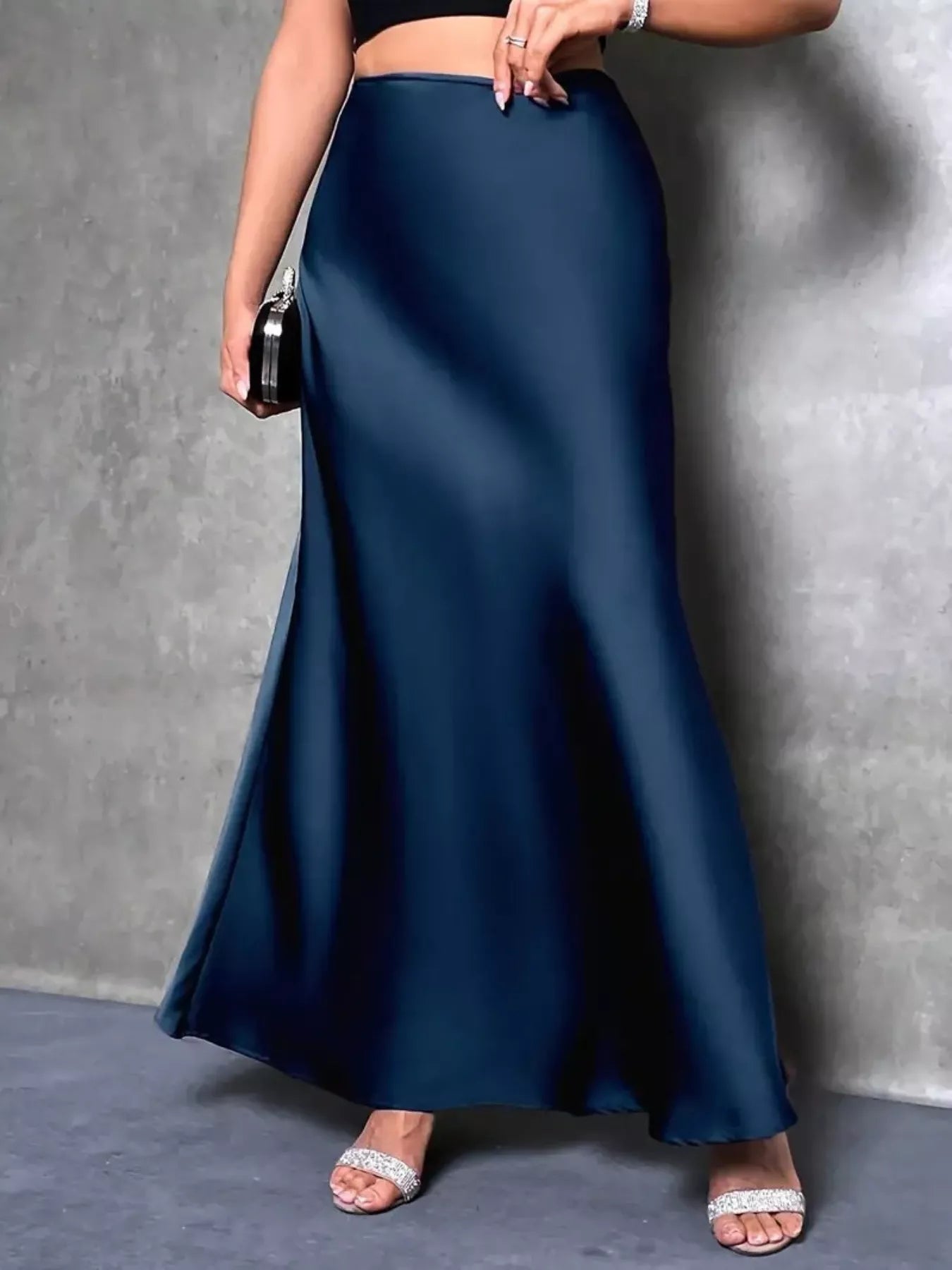 Satin Maxi Skirt 2