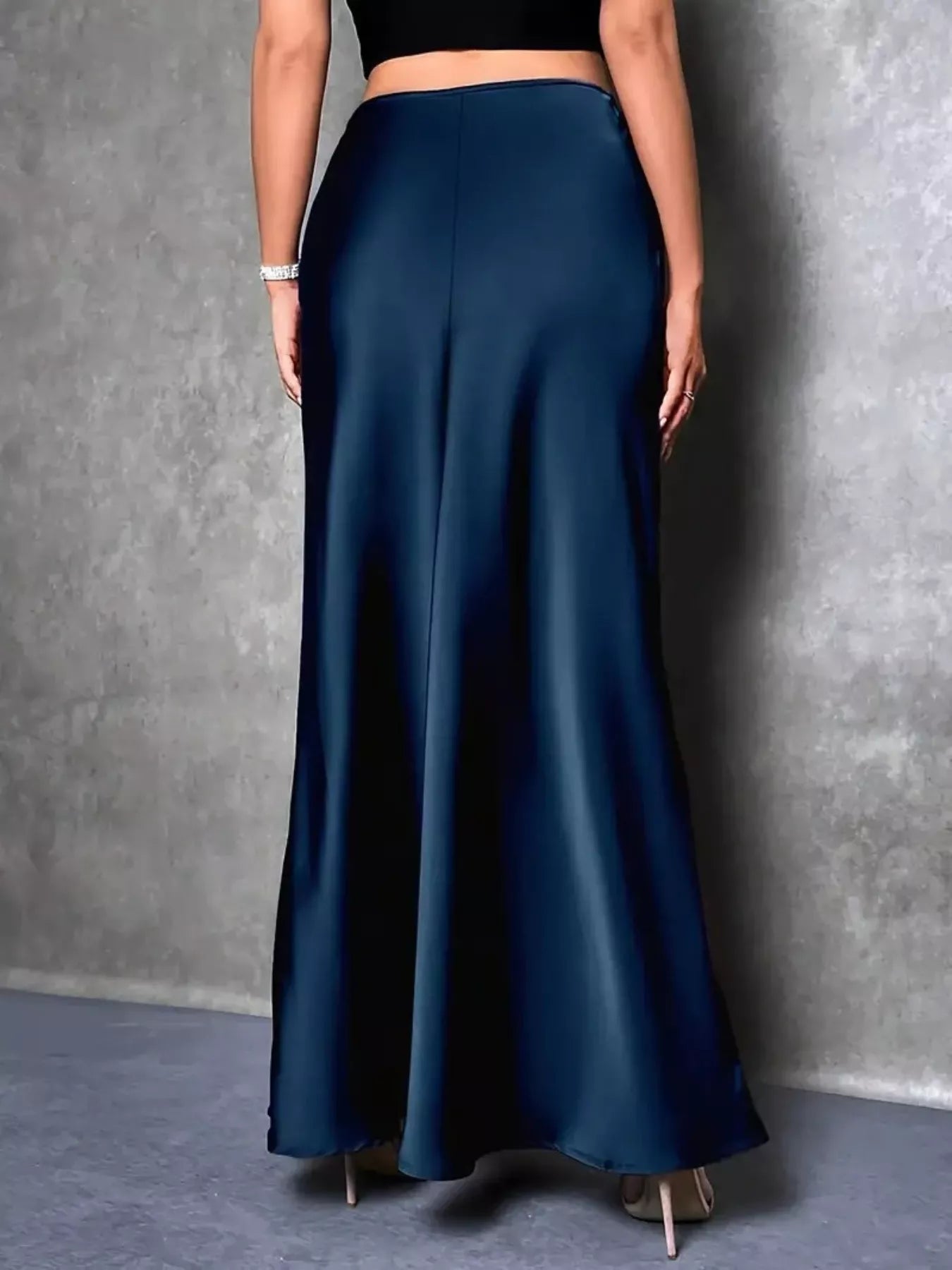 Satin Maxi Skirt 3