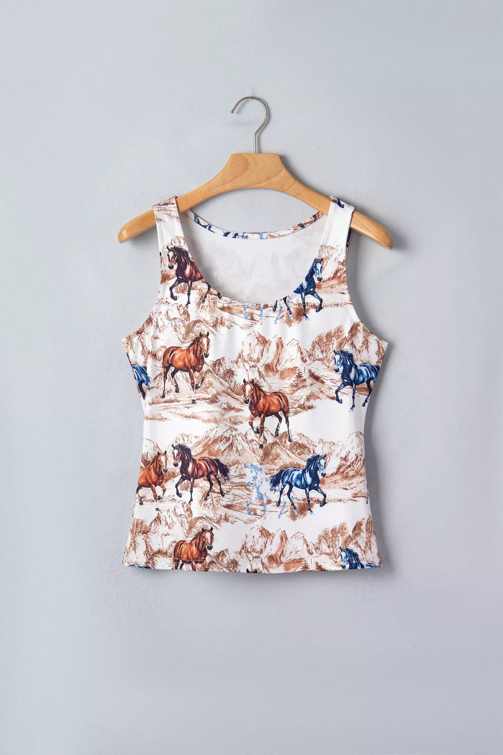 Horse Hat Western Slim Tank Top 2