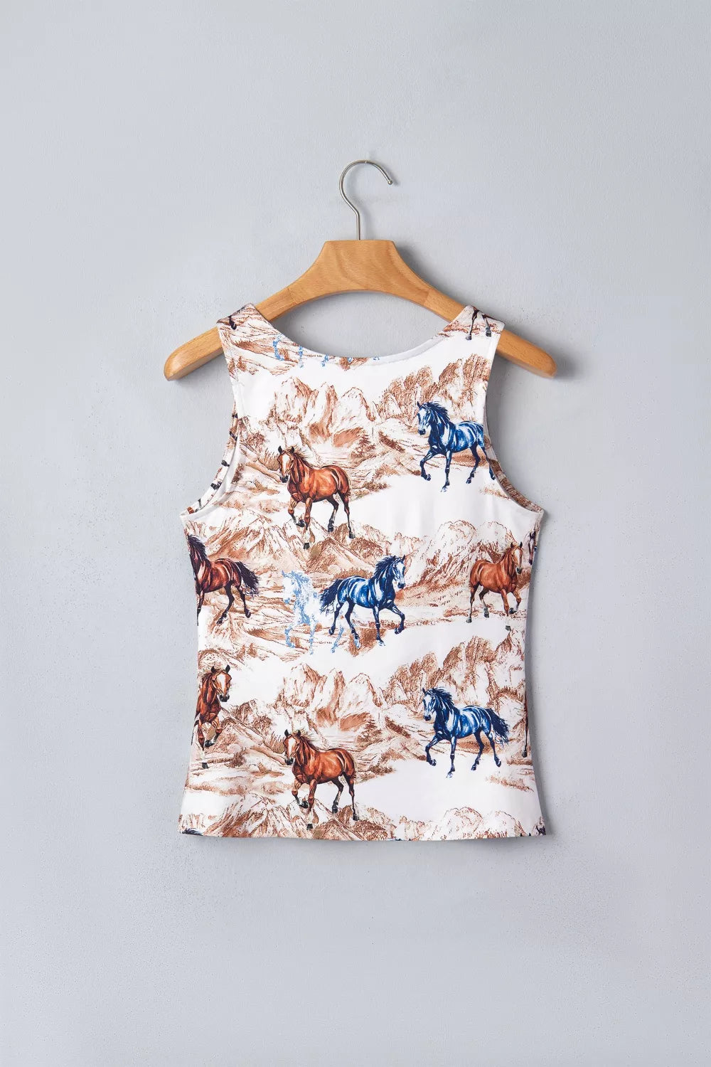 Horse Hat Western Slim Tank Top 3