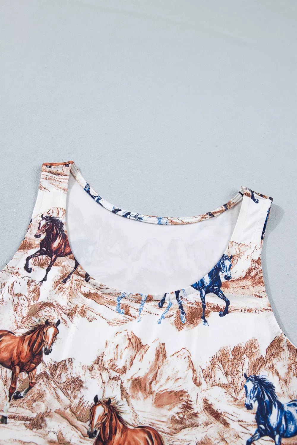 Horse Hat Western Slim Tank Top 4