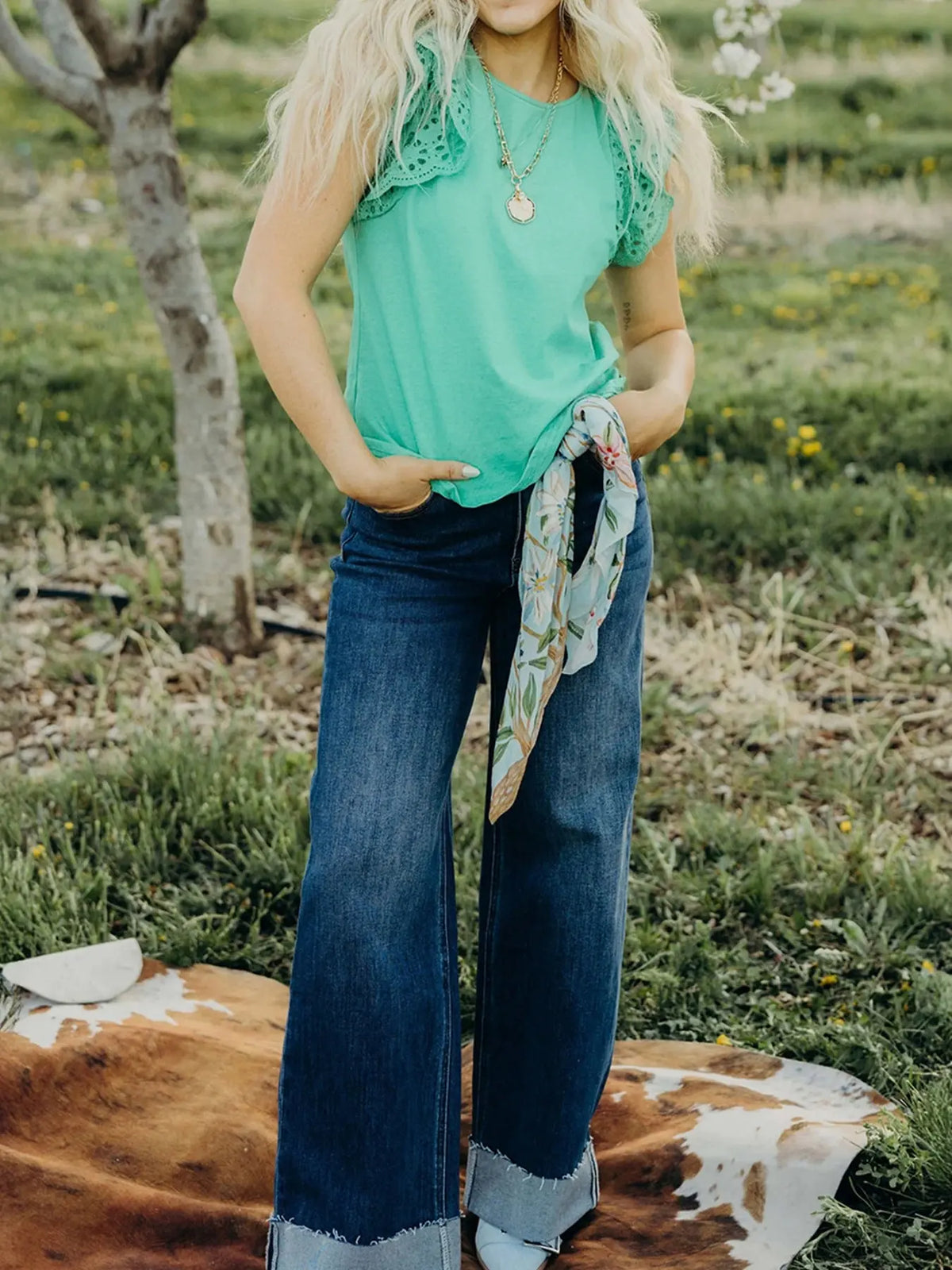  Ruffled Cap Sleeve Top 2