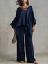 Full Size V-Neck Top and Pants 4