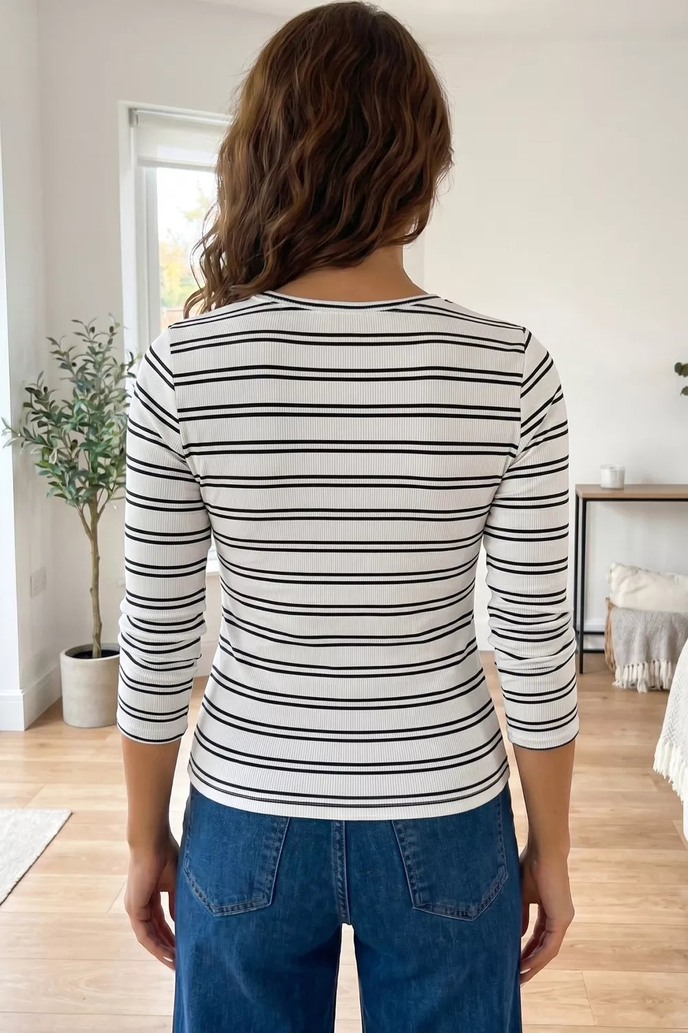  Round Neck Long Sleeve Top 1
